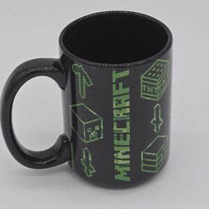 2020 Zak! Designs Minecraft Creeper Mug Black and Green 12oz
